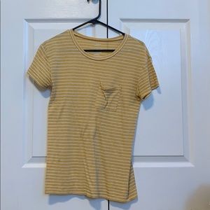 Striped cute short sleeve shirt